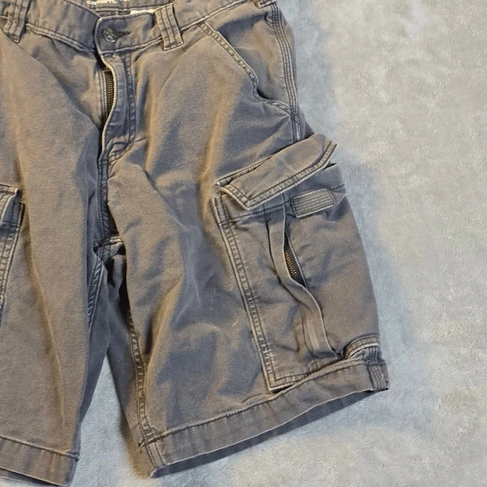 Carhartt Cargo Shorts Mens 31 Grey Relaxed Fit Rugged Workwear Gorpcore Outdoor